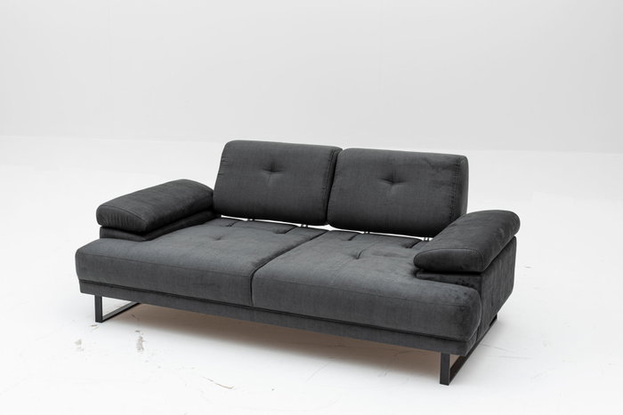 Atelier Del Sofa Sofá Cama 2 Plazas Anthracite 199x99x83 cm Comodidad Estilo Funcionalidad